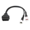Motorcykel OBD2 till 3-Pin 4-Pin Diagnostisk Adapterkabel Motor Data Feldetektering