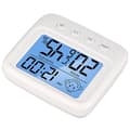 Digital Väckarklocka med Temperatur Luftfuktighet Multifunktionell Termometer Hygrometer Bakgrundsbelysning