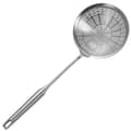 Solid rostfri spindelsil skimmer slev för matlagning och fritering, köksredskap trådsil pastaslev Medium