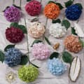 Miniatyrbild 2 av 5: Artificial Hydrangea Flower – for Table Decoration & Display – with Realistic Appearance Dark Blue