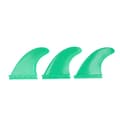 3 stk. Grønne PVC Thruster Finner til Longboard Stand Up Paddle Surfbræt Tilbehør