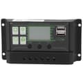 Solar Charge Controller 200A LCD-skärm Dubbel USB-port PWM-laddning ABS 5V Solpanel Regulator