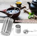 Miniatyrbillede 2 af 5: Mesh Filterkugle, Te-infuser, Rustfri Kædekrog, Genanvendelig Si-filter | Løs Krydderiholder til Kaffe