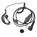 Motorola 318 G Formet Ørekrog Anti-Interferens Intercom Øretelefon M Stik