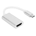 Miniatyrbillede 2 af 8: USB 3.1 Type C-adapter Type C til HDMI TV-videokonverter til pc bærbar computer mobiltelefon sølv