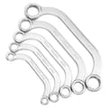 5st 8-22mm Metrisk Halvmåne Dubbelände Krom Vanadinstål Skiftnyckel Kit Typ C