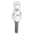 Miniatyrbilde 3 av 8: Boradapter for elektrisk drill til jordborforbindelse, rund skaft, 2 spor