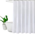 Extra breda duschdraperier 240 x 180 cm fall/95\"x 72\", mögelbeständig duschdraperifoder vattenavvisande, vit