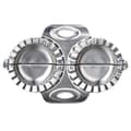 Hållbar Dumplingform Dumpling Tillverkningsverktyg Rostfritt Stål Dumpling Maker för Hem Kök Restaurang (Silver) Silver 19.5X13X1cm