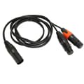 XLR Han til Dobbelt XLR Hun Y Splitter Kabel til Mikrofon Mixer Equalizer Orgel Forstærker