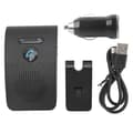 Bluetooth Solskydd Högtalartelefon Trådlös Handsfree MP3 Mottagaradapter med Bakre Klämma