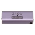 Miniatyrbillede 4 af 8: USB4 0 Type C til Type C-adapter PD 240W 40 Gbps 8K 60Hz til bærbare computere, telefoner, Type C-enheder