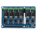 6-kanals Raspberry Pi Relämodul Expansionskort för A Plus B Plus 2B 3B