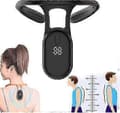 Miniatyrbillede 1 af 5: Smart Posture Corrector Enhed, Posture Påmindelse Forbedrer Hunchback Posture Trainer, Bruges Til Kropskorrektion Black