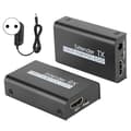 HDMI Extender 60M Internet Transmitter POC Kabel Strøm EDID Læring 100-240V EU
