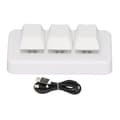 3 Tangenter RGB Bakgrundsbelyst USB Mini Mekanisk Programmerbar Makroknappsats Plug and Play Vit