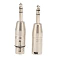 6,5 mm Stereo 1/4 TRS Han til XLR 3-benet Hun og Han Balanceret Lydadapter