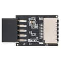 Miniatyrbilde 1 av 8: USB 2.0 Hunn til Type E 9-Pinners Front 20-Pinners Slitesterk Metall Plast Adapter