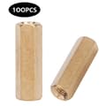 M3 Mässing Moderkort Distans Hex Mutter 2-Vägs M3x5 6 8 10 12 15 20 50-100st M3x15