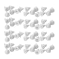 100 stk. erstatningsdyser til dusjhode, reservedel til dusjhode, silikon erstatningsdyser til dusjhode 0.80X0.80X0.70CM