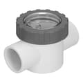 PVC Backventil V401A Transparent Icke-returventil för Ersättningstillbehör till Pool