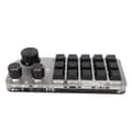 Miniatyrbilde 6 av 8: USB Mini 15-tasters programmerbart DIY-tastatur med 3 tilkoblingsmoduser Type C kablet Bluetooth 2.4G trådløst