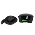 X50 Plus Multifunktionell Bil HUD Head Up Display OBD Smart Digital Mätare Spänning Temperaturmätare