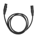 XLR han til hun mikrofonkabel 3-benet zinklegeringshus PVC 1,5 m