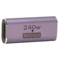 Miniatyrbillede 1 af 8: USB4 0 Type C til Type C-adapter PD 240W 40 Gbps 8K 60Hz til bærbare computere, telefoner, Type C-enheder