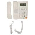 Kablet fasttelefon med stor knapp for eldre hjemmekontor hotell hvit