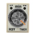 H3Y 2 8-Pin Fördröjningstimerrelä 0 till 60 Minuter Ratt Typ 5A 220VAC Multipurpose