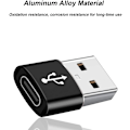 Miniatyrbild 3 av 7: (5st) USB-adapter - USB typ A (hane) till USB-C (hona) - USB 3.1