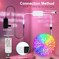 Miniatyrbild 2 av 3: 10m RGB LED-Ljusslinga / Flexibel LED-Strip med Bluetooth & App (10 Meter)