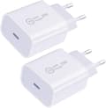 (3x) 20W USB-C Strömadapter iPhone iPad Väggladdare (kompatibel) (3-PACK)