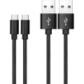 Miniatyrbild 1 av 3: 4-Pack USB-C type-C Laddsladd 2M Svart Extra Lång (Samsung)