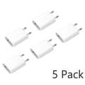 (5st) iPhone 5W Nätadapter - Strömadapter CE godkänd