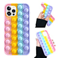 Miniatyrbild 1 av 5: Pop It Fidget Push Bubble Toy Mobilskal Stressboll iPhone12MINI