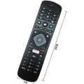 Miniatyrbild 4 av 4: Universal Philips smart TV-fjärrkontroll med Netflix-ersättning (Philips)