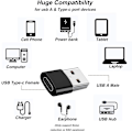 Miniatyrbild 4 av 7: (5st) USB-adapter - USB typ A (hane) till USB-C (hona) - USB 3.1