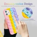 Miniatyrbild 4 av 5: Pop it Fidget Cover Shell for iPhone 11ProMax - MultiColor