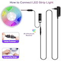 Miniatyrbild 2 av 2: 5m RGB LED-Ljusslinga / Flexibel LED-Strip med Bluetooth & App (5 Meter)