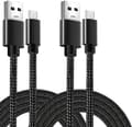 (2st) Samsung S25 s24 S23 S22 S21 S20 Ultra Note Galaxy 5G Laddare USB C 3M Lång mfl 3 meter