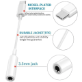 Miniatyrbild 3 av 5: (2st) USB-C till 3.5 mm adapter (för Samsung ,Android, hörlurar) S24/S23/S22