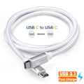 Miniatyrbild 3 av 3: (3-PACK) Samsung USB-C till USB-C Kabel Extra Lång - 2m - 2 Meter (S24) 2M (Samsung)