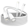 Miniatyrbild 1 av 4: (2st) iPhone kabel för Apple 11/12/13 USB-C till Lightning 1M (2-PACK) 1 meter