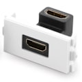 Miniatyrbild 1 av 2: HDMI modul snap in (25mm x 50mm) för 86mm HDMI modul