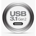 Miniatyrbild 2 av 3: USB-C till  USB-C, gen. 2, 1 M (10GB) (DP ALT MODE) (GEN 2) 1 meter