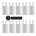 10 Pack Laddare till iPhone / Samsung 5V / 1A mfl Vit