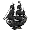 Miniatyrbillede 3 af 3: Bådmodel at bygge - Black Pearl Model | Voksen- og børnemodel | 3D Puslespil Voksen | Børnemodel | Bate model
