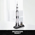 Miniatyrbillede 2 af 6: 3D-puslespil Apollo Saturn V Rocket, 3D-puslespil til børn | Model til at bygge voksen, gave til 8-årig dreng, modeller og modellering